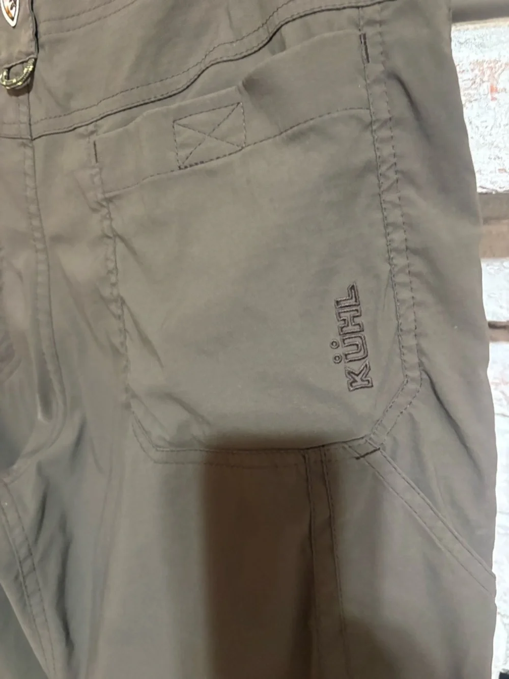Kuhl Men's Olive Green Men's Hiking Cargo Shorts - Picture 5 of 6